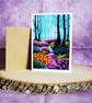 Fantasy Forest A6 greeting card