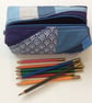 Boxy, zipped make up bag, pencil case. - Image 1