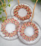 Autumn Wreath - hand painted fused glass decoration  - Image 2
