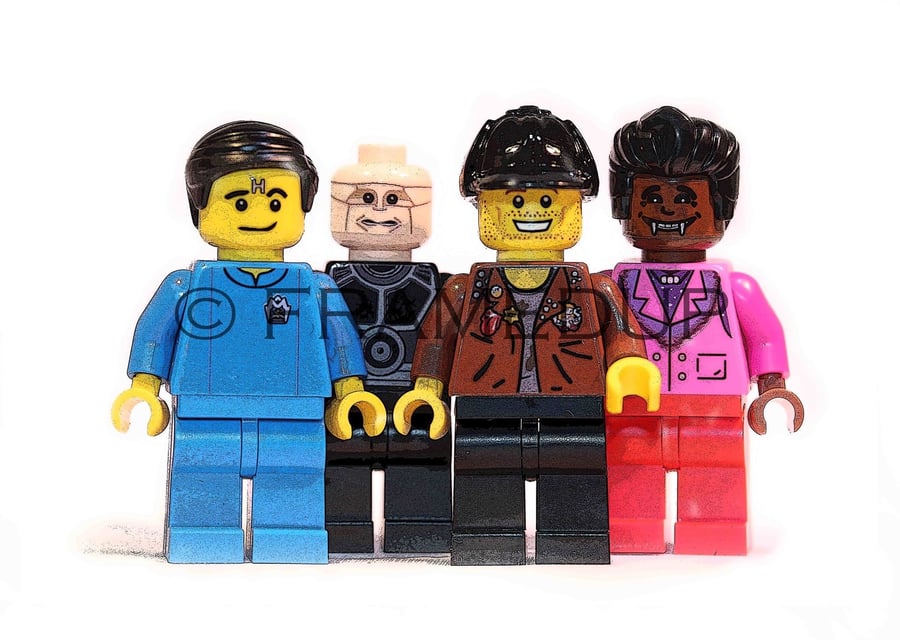 RED DWARF CUSTOM LEGO FIGURES - 8 x 6 PRINT