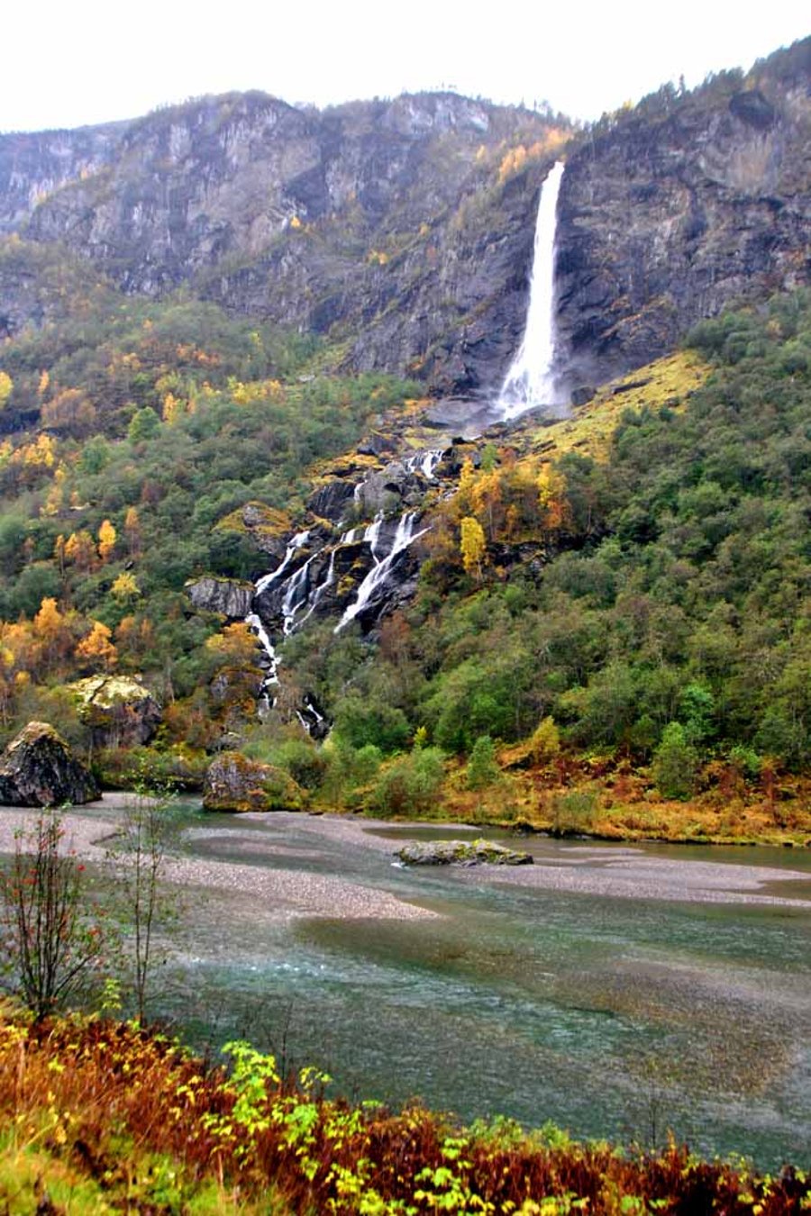 Flamsdalen Valley Flam Norway Scandinavia Photograph Print