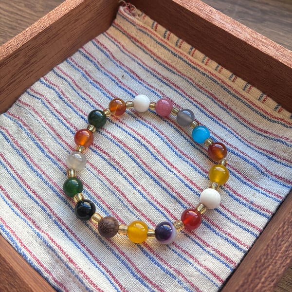 Multi-Treasure Crystal Bracelet