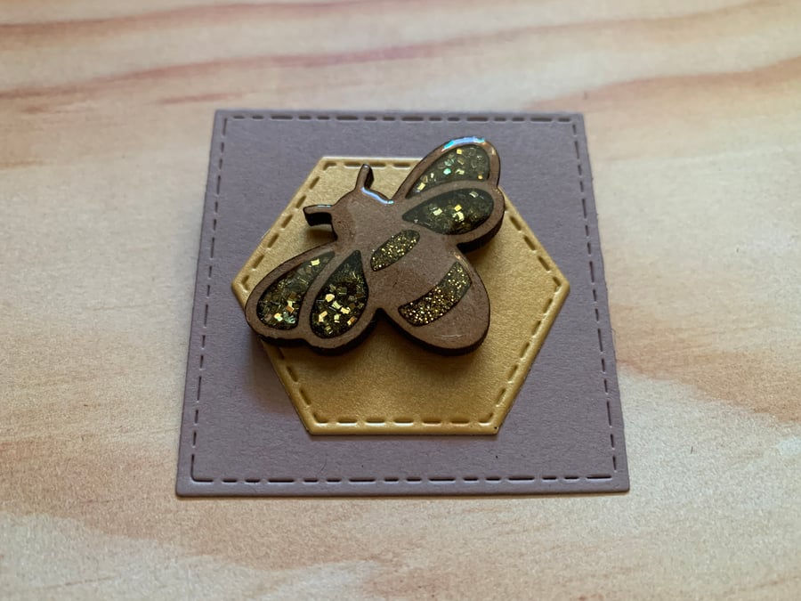  Resin Bee Pin Badge Brooch