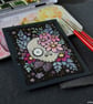 bony botanical skull - original aceo - Image 4