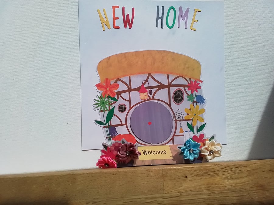 New home card. Fairy house. Ref 258