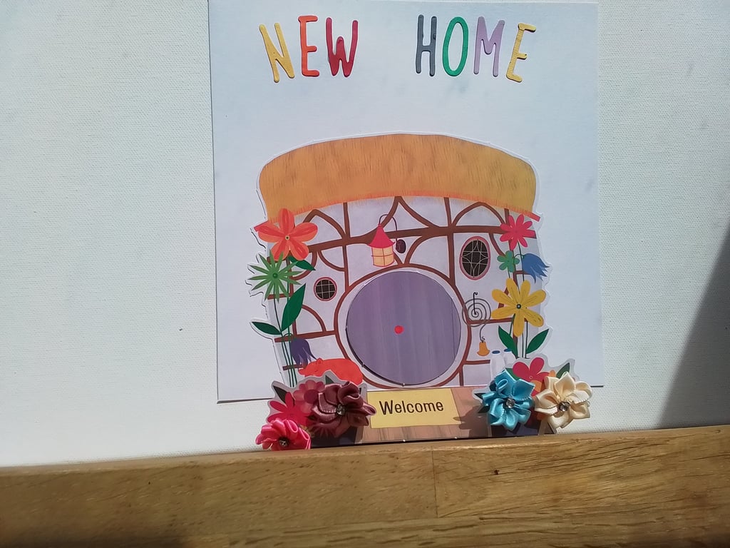 New home card. Fairy house. Ref 258