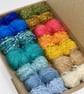 Small Beach Landscape Mohair Wool Yarn Selection Pack for Wet Felting