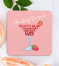 Strawberry Daiquiri Cocktail Coaster - Image 2