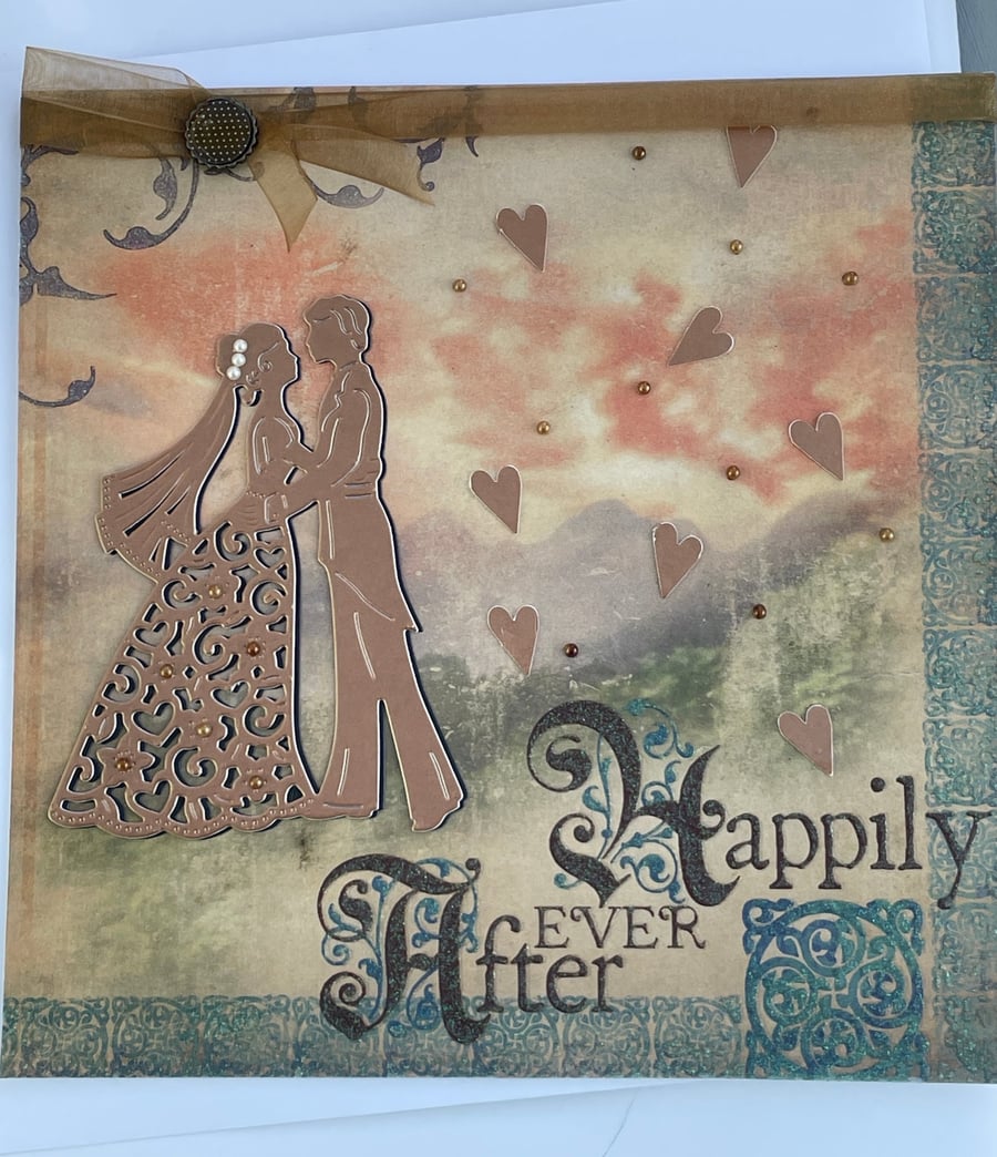 Happily Ever After Fairy tale Wedding card