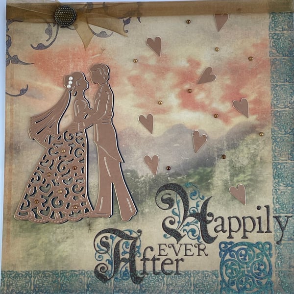 Happily Ever After Fairy tale Wedding card