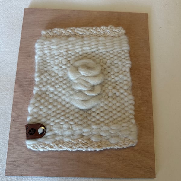 Weaving (cream & white)