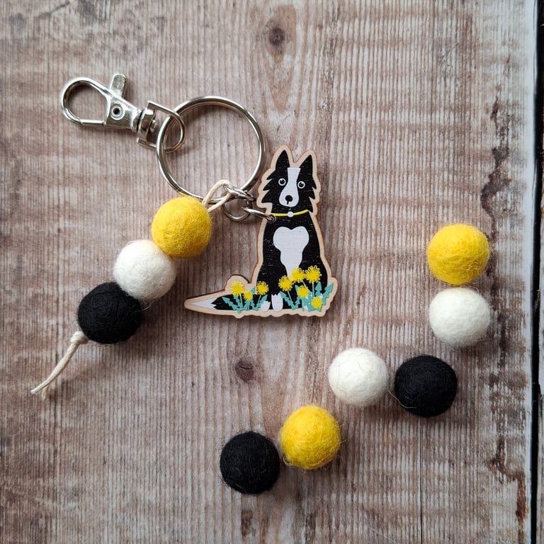  Border Collie Bag Charm