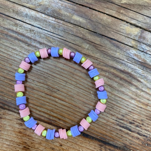 Purple and Pink Bracelet (539)