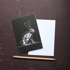 X-ray Hare Greetings Card