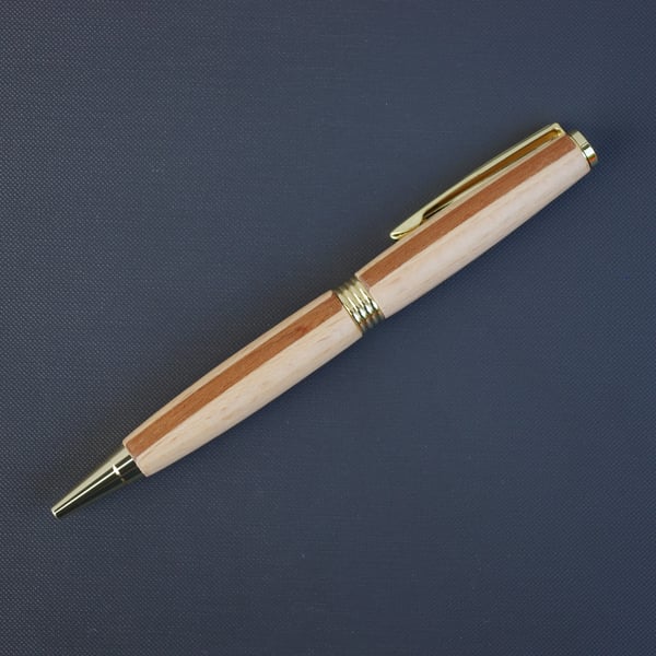 Hand Turned Segmented Wooden Pen 