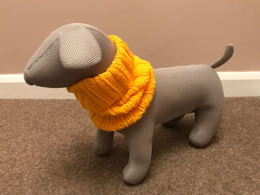 Dog Snood to fit MediumLarge Breeds with Leash Hole