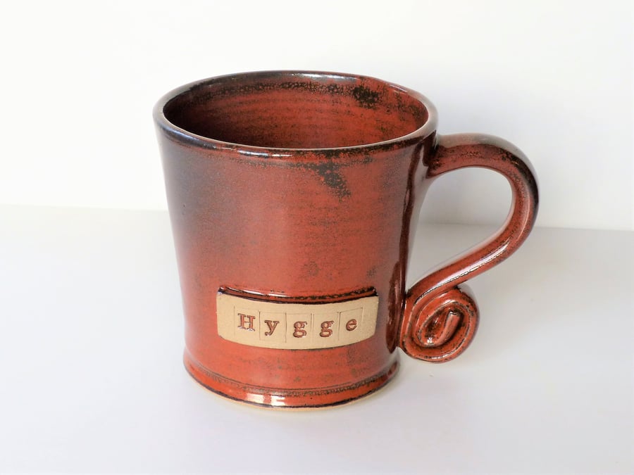 Hygge -  Russett  Mug - Ceramic Stoneware Pottery UK Gift Gifts Mugs Tea Coffee