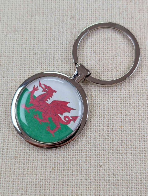 Wales Flag Keyring