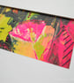 original acrylic painting embroidered abstract floral  - Image 7