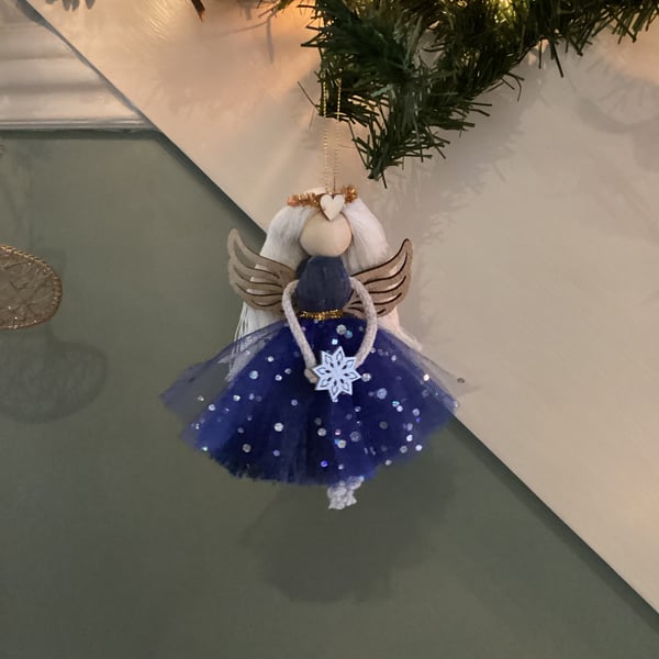 Christmas angel hanging tree decoration, guardian angel, fairy 