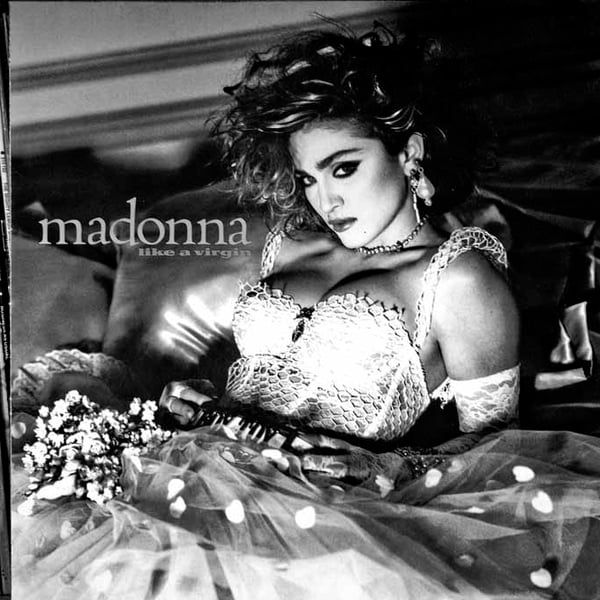 Madonna Like A Virgin Album Front Cover Photograph Print