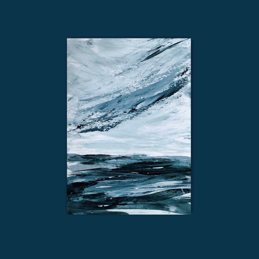 Perfectly Imperfect Original Seascape Painting - Sample 40