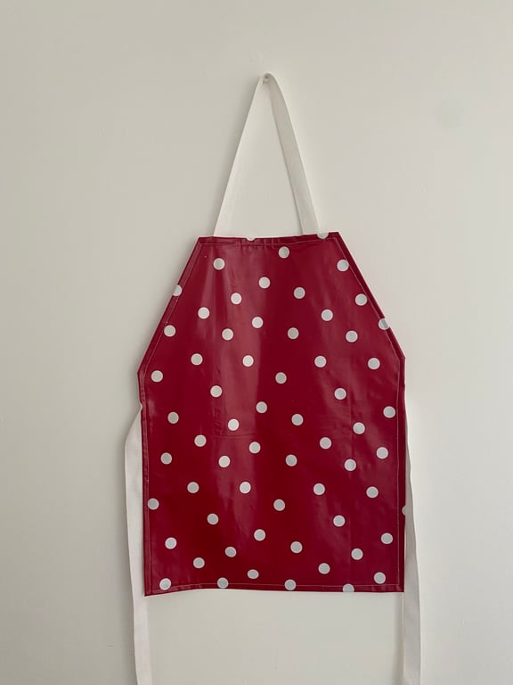 Children's Spotty Apron (129B)