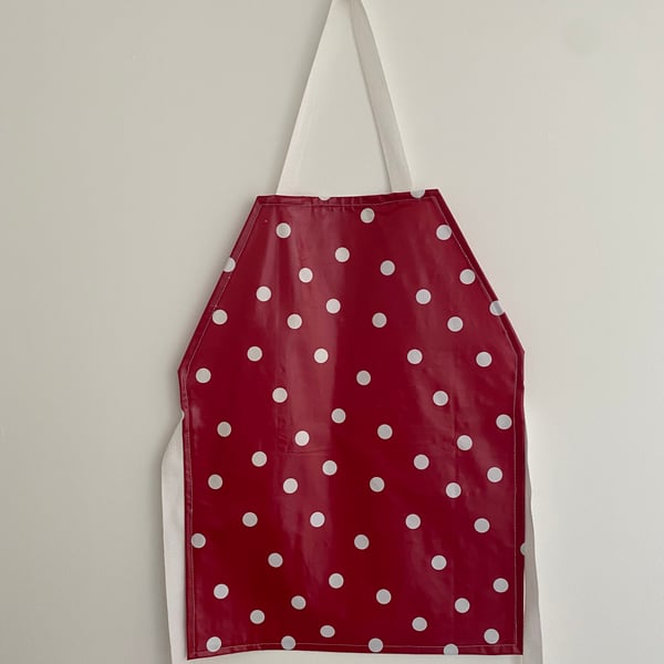 Children's Spotty Apron (129B)