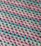 Crochet Blanket (Neapolitan Ice-cream) - soft, cosy and warm - Image 3