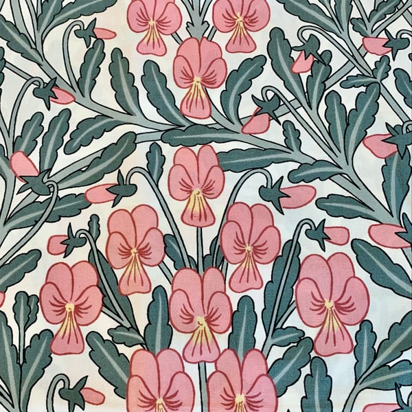 Pretty Grey Pink THE SHREWSBURY a Sandersons Vintage Fabric Lampshade option 