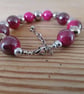 Handmade beaded bracelet and earring set. - Image 6
