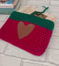 Crochet book pouch, book sleeve - Image 2