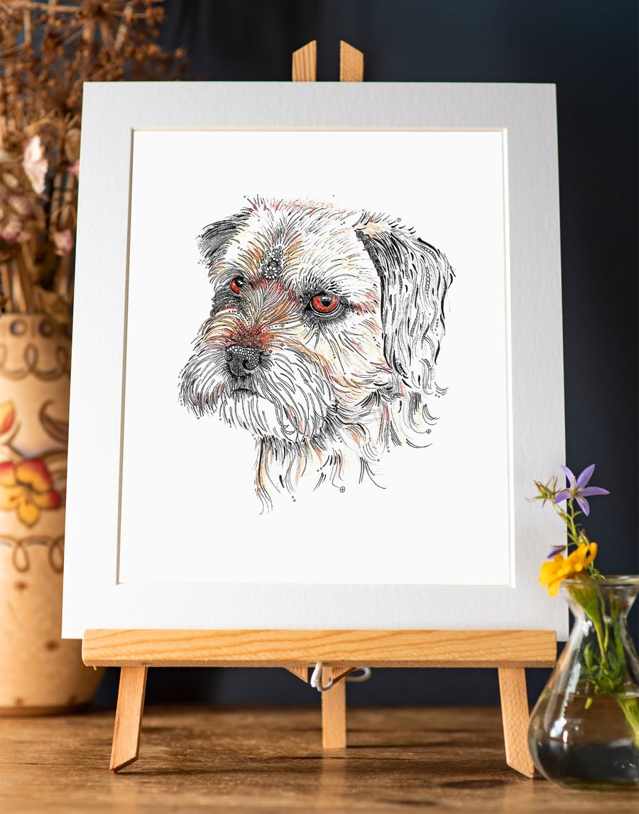  Border Terrier Art Print 