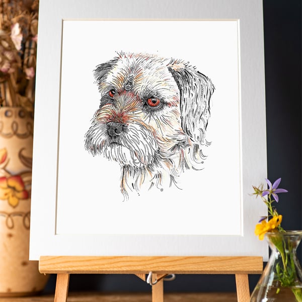  Border Terrier Art Print 