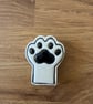 Handmade Ceramic Cat Paw Print Fridge Magnet