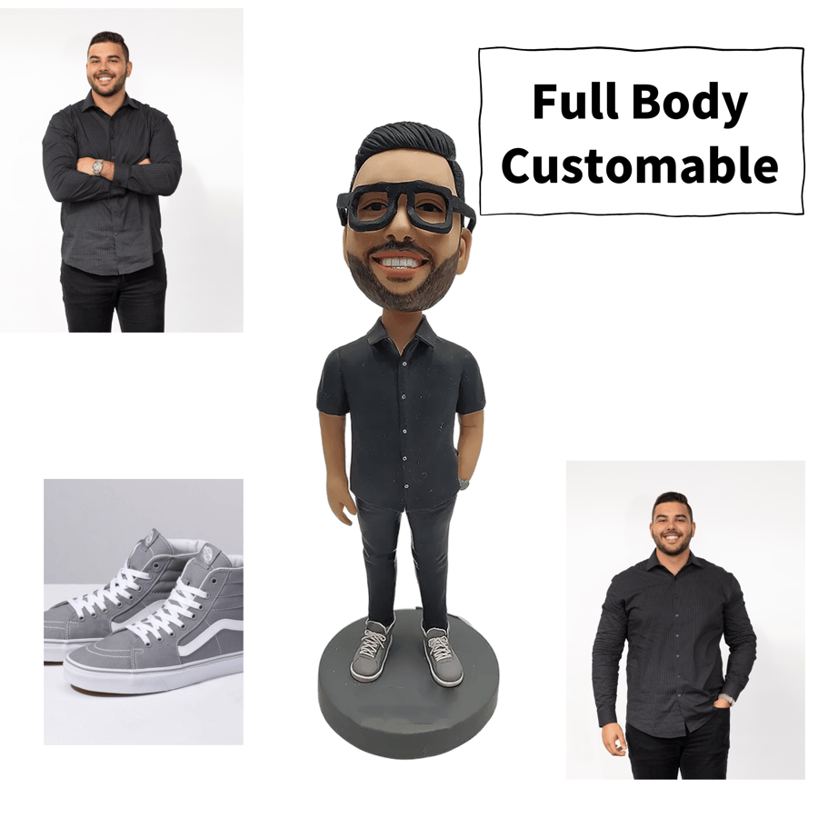 Custom man Bobblehead,Personalized Gifts For Him,Unique Gifts For Him