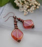 Copper Pink earrings - Image 1