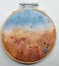 SCORCHED SUMMER handmade, original, needle felted wool picture 