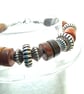  Handmade Beaded Natural Picasso Jasper Bracelet  - Image 4