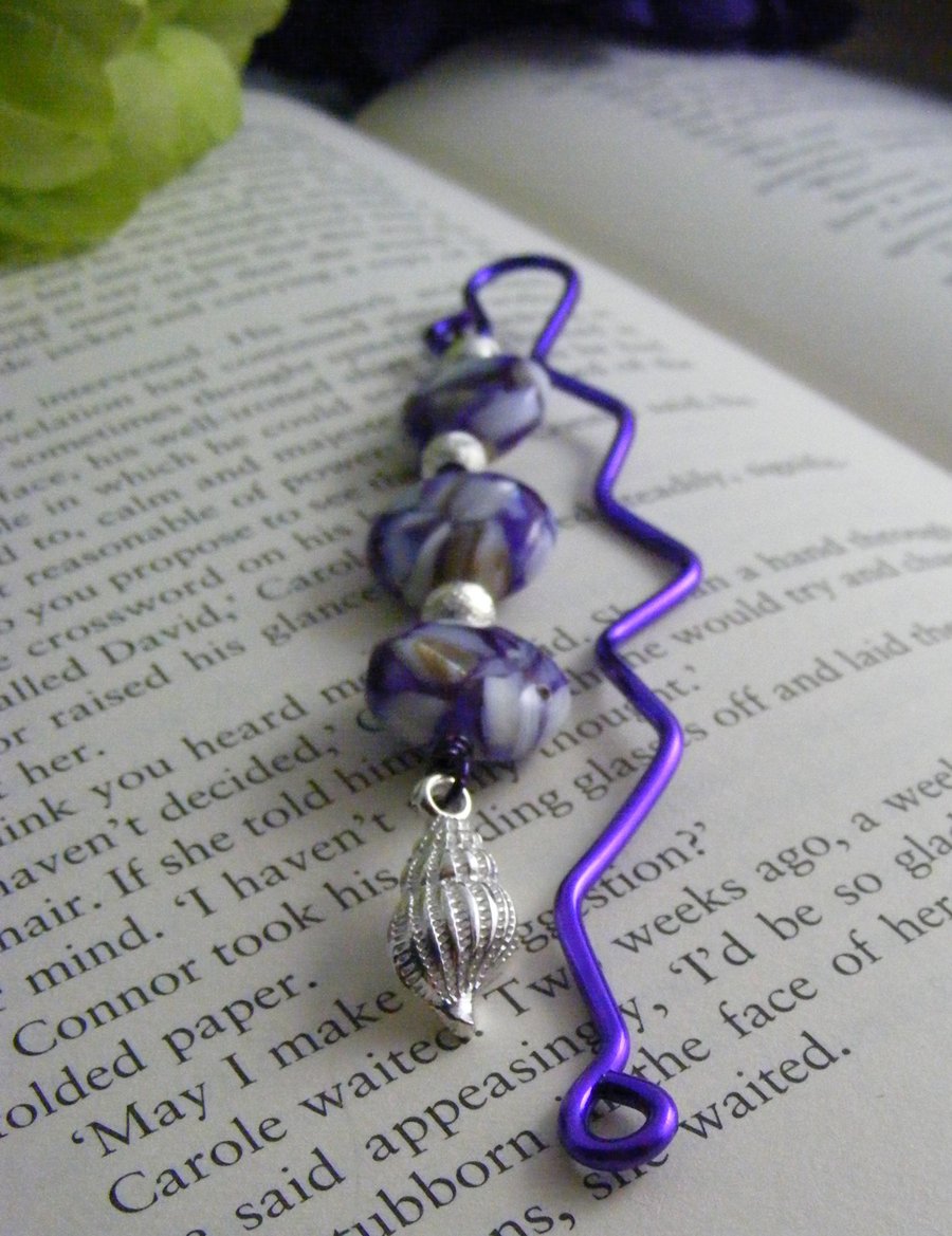 Purple Shell Bookmark