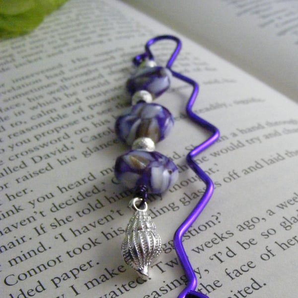 Purple Shell Bookmark