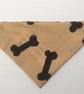 Reversible, over the collar bandana for small dog  - Image 2