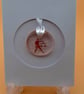 Libra Fused Glass Card