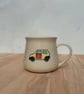 Handmade ceramic mug "bus wankers" - Image 2