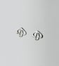 Blooming Blossom Sterling Silver Small Stud Earrings - Image 2