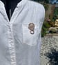 Glasses Holder Brooch - Carnival Beige - Image 4