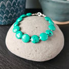 Turquoise and Sterling Silver Bracelet