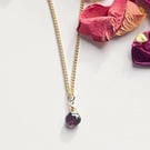 Gold and Garnet Pendant 