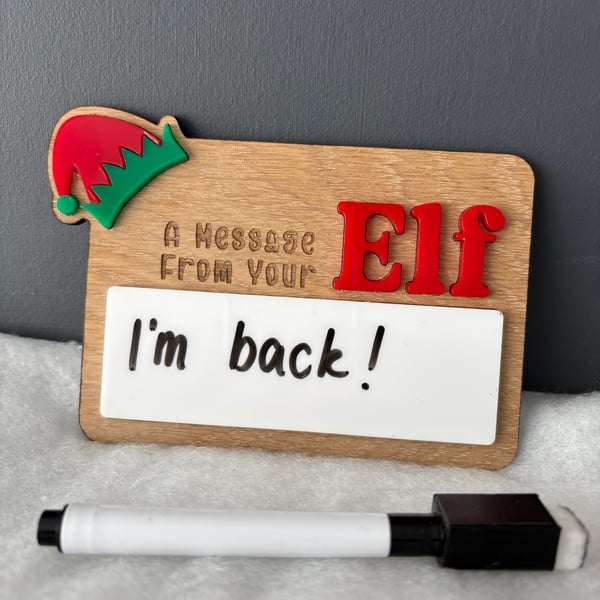 Elf Message Board, Christmas Elf Prop, Elf On The Shelf Accessories 