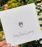Leaving Card Bumble Bee Ecofriendly - Image 1
